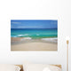 Hawaii, Maui, Makena, Sandy Makena Beach with land in the distance Wall Mural