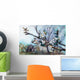 Watercolor painting of a barn scene Wall Mural