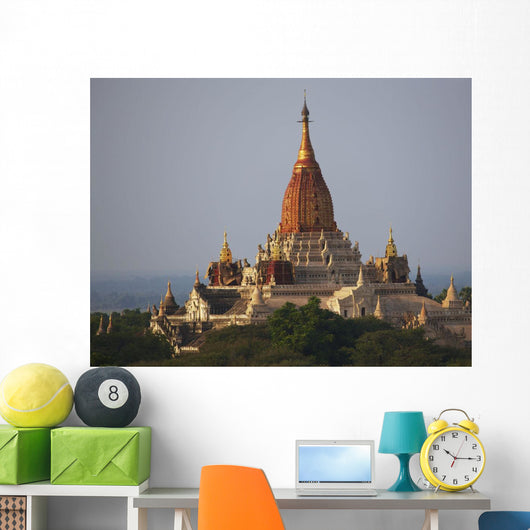 Pagoda in Bagan, Upper Burma Wall Mural