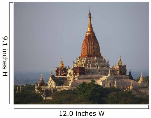 Pagoda in Bagan, Upper Burma Wall Mural