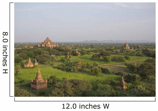 Pagodas in Bagan, Upper Burma Wall Mural