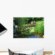 Pond in a Japanese Garden Wall Mural