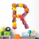 Flower Decals - The Letter "R"  Wall Decal