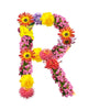 Flower Decals - The Letter "R"  Wall Decal