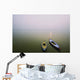 Two wooden boats sit on the tranquil water of the Ganges Wall Mural