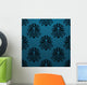 Seamless Damask Pattern Wall Decal