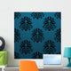 Seamless Damask Pattern Wall Decal