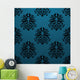Seamless Damask Pattern Wall Decal