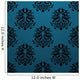 Seamless Damask Pattern Wall Decal