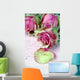 Rosen auf altem Brief Wall Mural