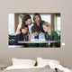 Group Girls Praying for Wall Mural