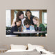 Group Girls Praying for Wall Mural
