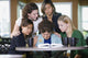 Group Girls Praying for Wall Mural
