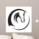 Horse Head Icon Wall Decal