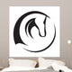 Horse Head Icon Wall Decal