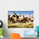 Herded cattle in the Western highlands Wall Mural