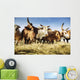 Herded cattle in the Western highlands Wall Mural