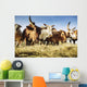 Herded cattle in the Western highlands Wall Mural