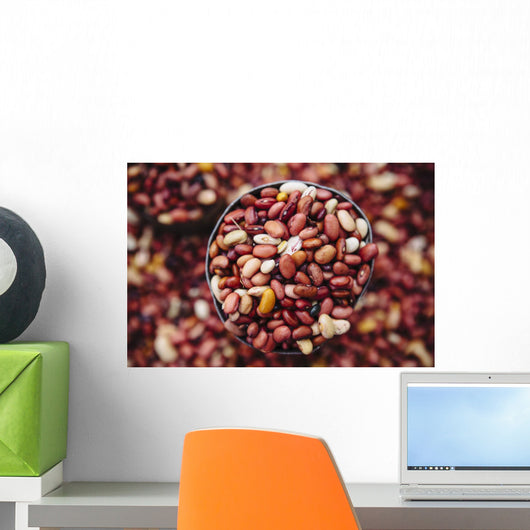 Beans for sale in the old City of Harar in Eastern Ethiopia Wall Mural
