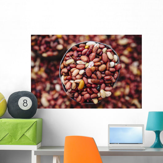 Beans for sale in the old City of Harar in Eastern Ethiopia Wall Mural