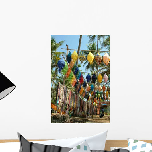 Anjuna Beach Market Wall Decal