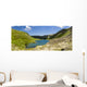 Composite panorama of Hanging Valley Tarn Wall Mural