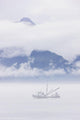 Commercial Fishing Boat Silver Wall Decal 2