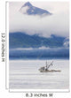Commercial Fishing Boat Silver Wall Decal 1