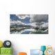 Scenic view of the Cordova small boat harbor Wall Mural