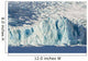 Scenic view of the Portage Glacier moraine Wall Mural