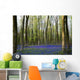Bluebells in the woods Wall Mural