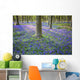 Bluebells in the woods Wall Mural