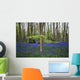 Bluebells in the woods Wall Mural