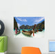 Long Tail Boat at Maya bay, PhiPhi Island , Phuket Thailand Wall Mural