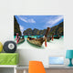 Long Tail Boat at Maya bay, PhiPhi Island , Phuket Thailand Wall Mural