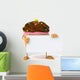 Sign Holding Cupcake Wall Decal
