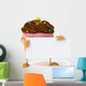 Sign Holding Cupcake Wall Decal
