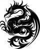 Dragon-Tattoo-Dragoon Tattoo Tatouage Dragon-2 Wall Decal