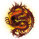Fire Dragon Fire Dragon-Dragon-de-Feu Vector Wall Decal
