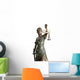 Lady of Justice on white background Wall Decal
