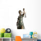 Lady of Justice on white background Wall Decal