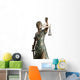 Lady of Justice on white background Wall Decal