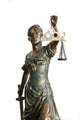 Lady of Justice on white background Wall Decal