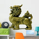 Green Fuu Dog Lion Wall Decal