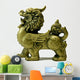 Green Fuu Dog Lion Wall Decal