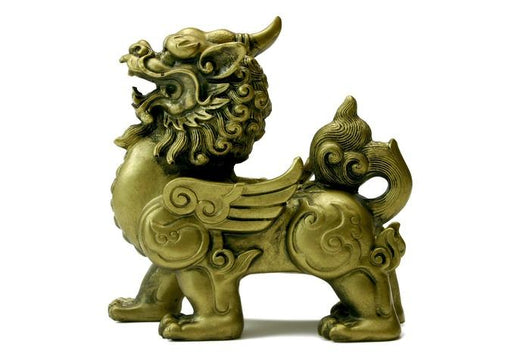 Green Fuu Dog Lion Wall Decal