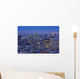 City skyline at dusk in winter from Mount Royal lookout Wall Mural