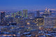 City skyline at dusk in winter from Mount Royal lookout Wall Mural