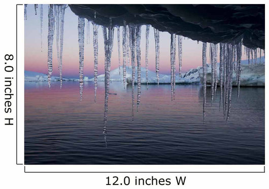 Icicles hang Wall Mural