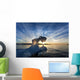 Setting Midnight Sun Lights Wall Decal